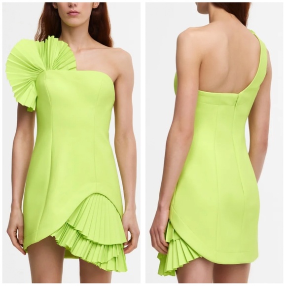 Acler Dresses & Skirts - NEW Acler Aberfoyle Mini Dress - Lime Green
